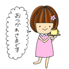 Slowly girl sticker #10130363