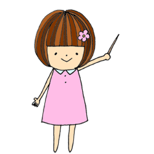 Slowly girl sticker #10130369