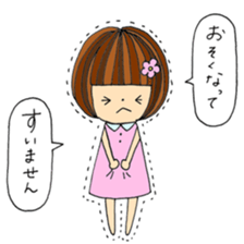 Slowly girl sticker #10130370