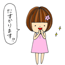 Slowly girl sticker #10130384