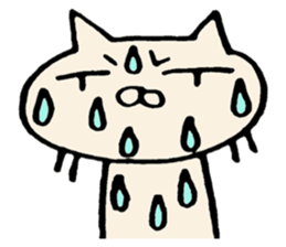 crazy cat3 sticker #10130454