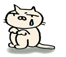 crazy cat3 sticker #10130456