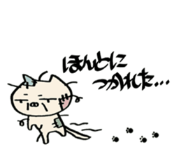 crazy cat3 sticker #10130475