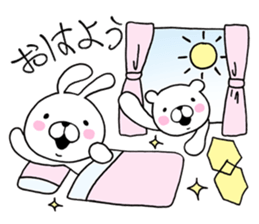 Bear to any time2 & rabbit sticker #10130523