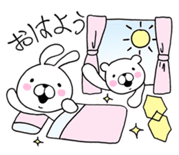 Bear to any time2 & rabbit sticker #10130523