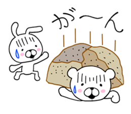 Bear to any time2 & rabbit sticker #10130534