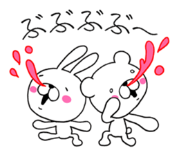 Bear to any time2 & rabbit sticker #10130541