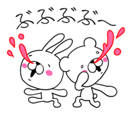 Bear to any time2 & rabbit sticker #10130541