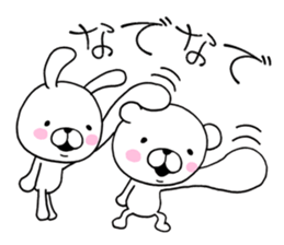 Bear to any time2 & rabbit sticker #10130551