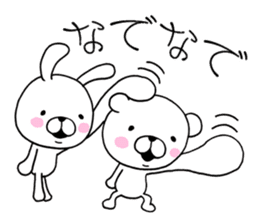 Bear to any time2 & rabbit sticker #10130551