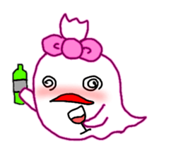 Ghost of Pink Ribbon sticker #10130896