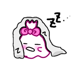 Ghost of Pink Ribbon sticker #10130902