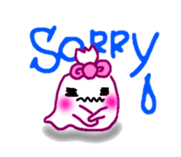 Ghost of Pink Ribbon sticker #10130905
