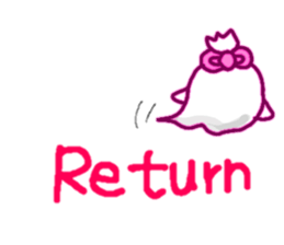 Ghost of Pink Ribbon sticker #10130906