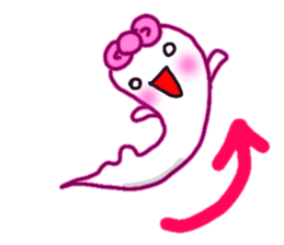 Ghost of Pink Ribbon sticker #10130908