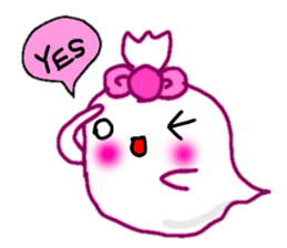 Ghost of Pink Ribbon sticker #10130909