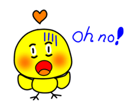 PIKO of a chick(English version) sticker #10130947