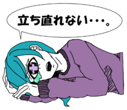 CYCLOPS GIRL 2 sticker #10130968