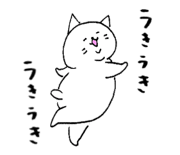Fat cats, SHIRO and HACHIWARE. sticker #10131215