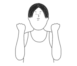 Professing manliness sticker #10131835