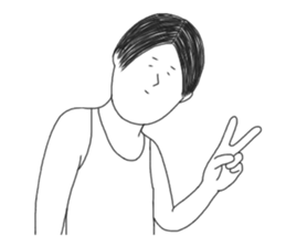 Professing manliness sticker #10131838