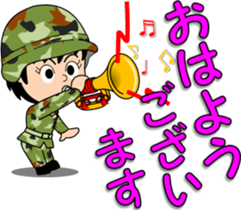 Camouflage Girl 2 [senior-junior] sticker #10132321