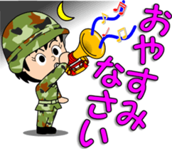 Camouflage Girl 2 [senior-junior] sticker #10132327