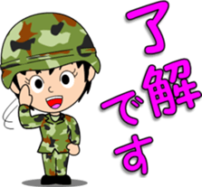 Camouflage Girl 2 [senior-junior] sticker #10132329