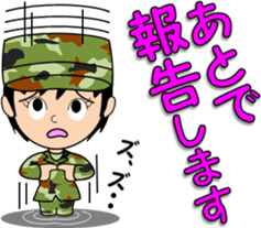 Camouflage Girl 2 [senior-junior] sticker #10132347