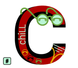 chat font feeLings suitcase aLL CAPS sticker #10133322