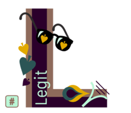 chat font feeLings suitcase aLL CAPS sticker #10133331