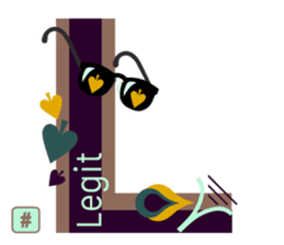 chat font feeLings suitcase aLL CAPS sticker #10133331