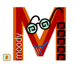 chat font feeLings suitcase aLL CAPS sticker #10133332