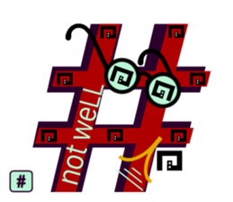 chat font feeLings suitcase aLL CAPS sticker #10133359