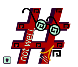 chat font feeLings suitcase aLL CAPS sticker #10133359