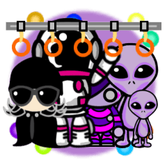 Purple Joker robot 2