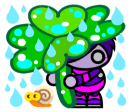 Purple Joker robot 2 sticker #10133460
