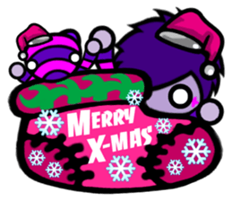 Purple Joker robot 2 sticker #10133469