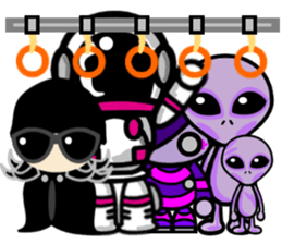 Purple Joker robot 2 sticker #10133472