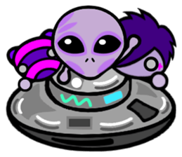 Purple Joker robot 2 sticker #10133477