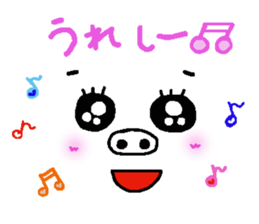 Chatting in a face sticker #10133564