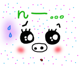 Chatting in a face sticker #10133585