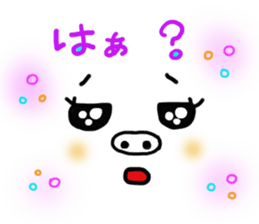 Chatting in a face sticker #10133591