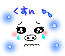 Chatting in a face sticker #10133599