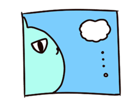 Nyanko who jaw is broken sticker #10133631