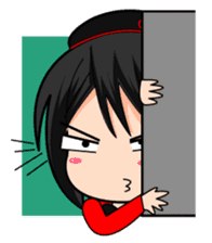 Jupjang, a naughty girl sticker #10133965