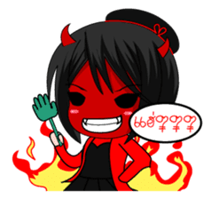 Jupjang, a naughty girl sticker #10133969