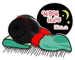 Jupjang, a naughty girl sticker #10133981