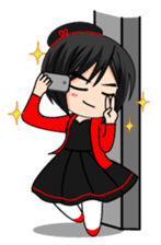 Jupjang, a naughty girl sticker #10133994