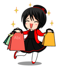 Jupjang, a naughty girl sticker #10133998